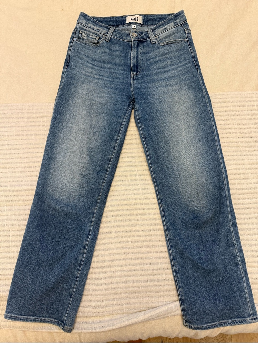 PAIGE womens Mason ankle Straight Jeans
